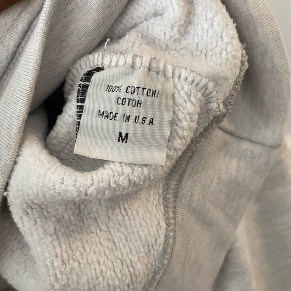 SET ACTIVE Heather Grey Cropped Sweatshirt - Picture 4 of 4